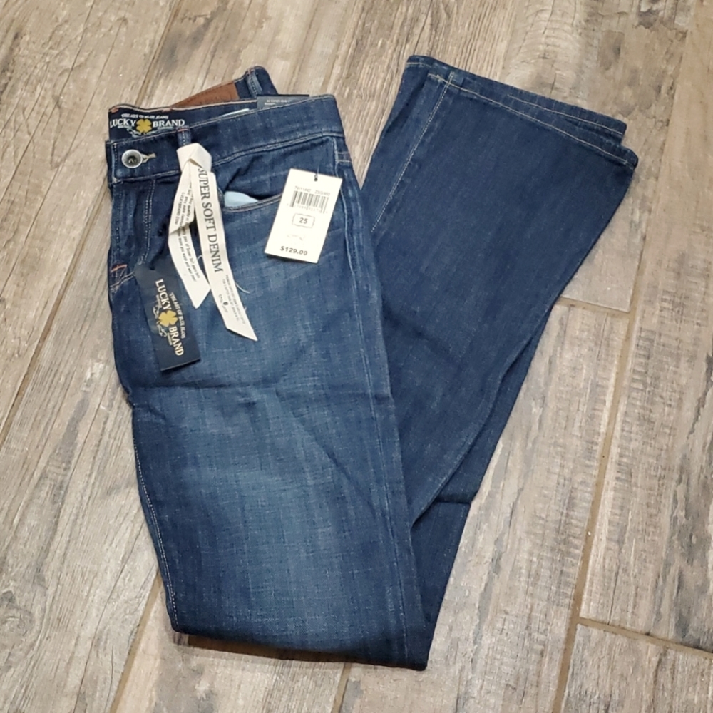 NWT Lucky Brand Cate Boot jeans size 0/25